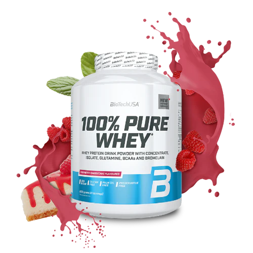 100% Pure Whey Protein Pulver 2270g - trainings-booster.de