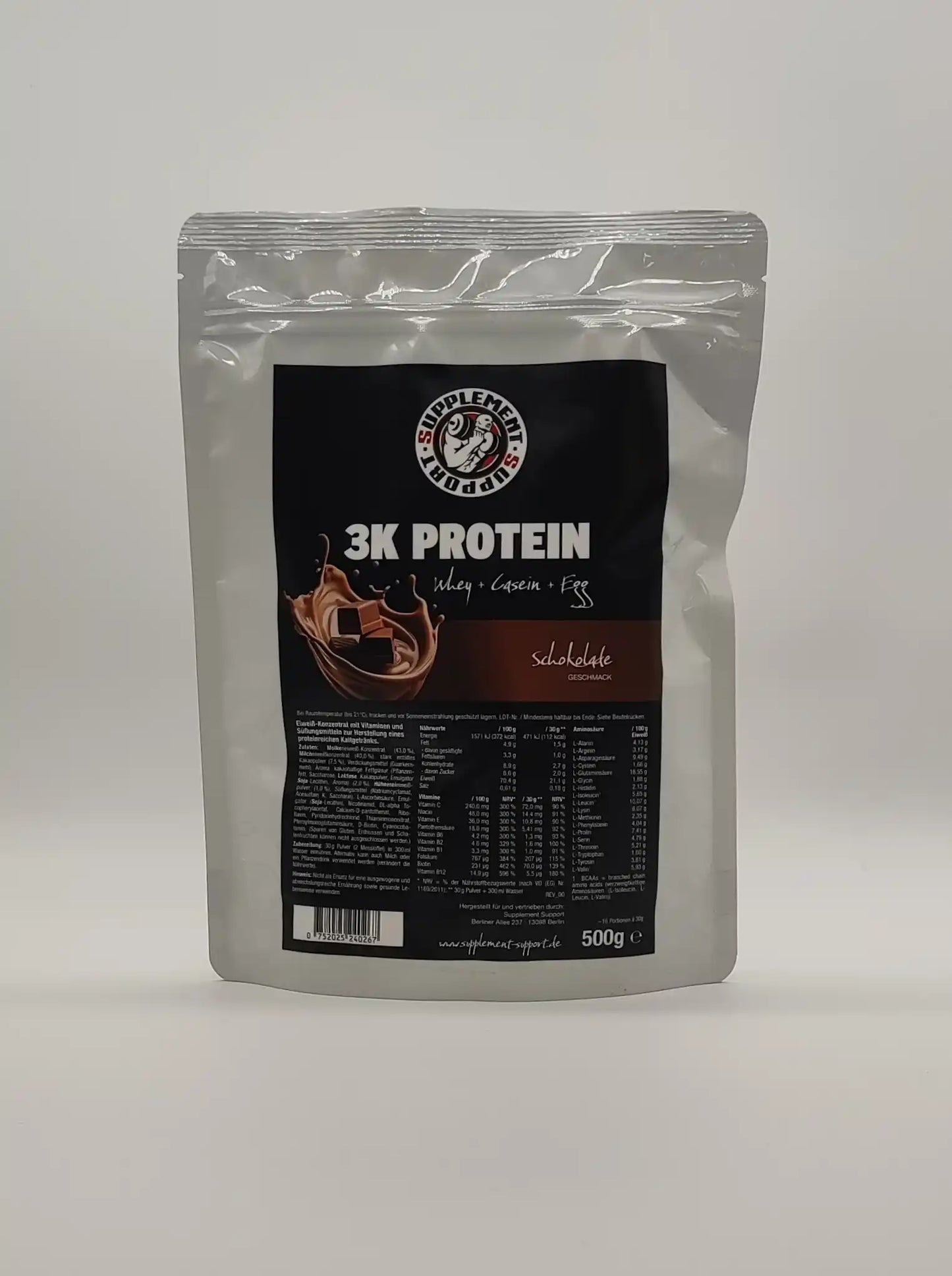 Supplement Support 3 Komponenten Protein 500g