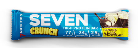 7NUTRITION SEVEN CRUNCH HIGH PROTEIN BAR 12x77g - trainings-booster.de