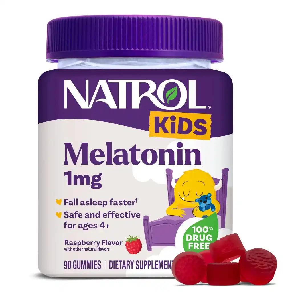 Natrol Kids Sleep Support - 1 mg - Raspberry - 60 Gummies