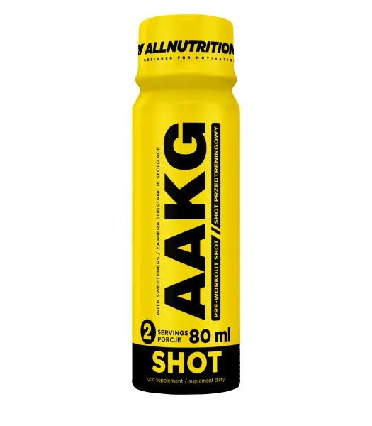AAKG Shot - Pre-Workout Booster mit 80 ml, ideal für Sport und Training