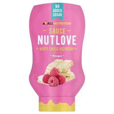 AllNutrition NutLove Sauce White Choco Raspberry, zuckerfrei, mit Milch, ideal für Sportler und Fitnessbegeisterte