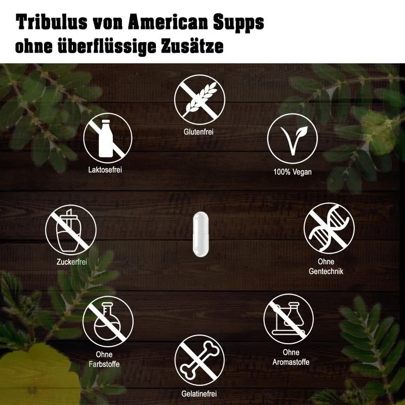 American Supps Tribulus Terrestris - 90 Kapseln - trainings-booster.de