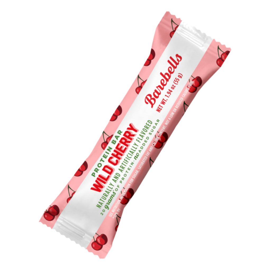 Barebells Wild Cherry Protein Bar mit 20g Protein, ohne zugesetzten Zucker, ideal für Sport und Training