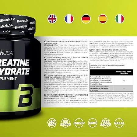 BioTech USA Creatin 500g - trainings-booster.de