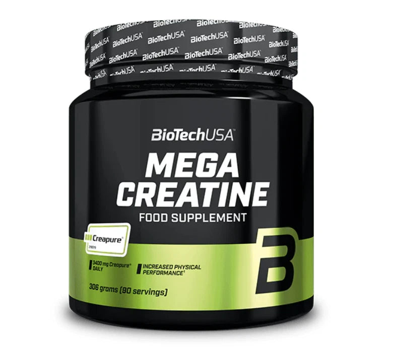BioTech USA Mega Creatine – Creapure, 306 g - trainings-booster.de
