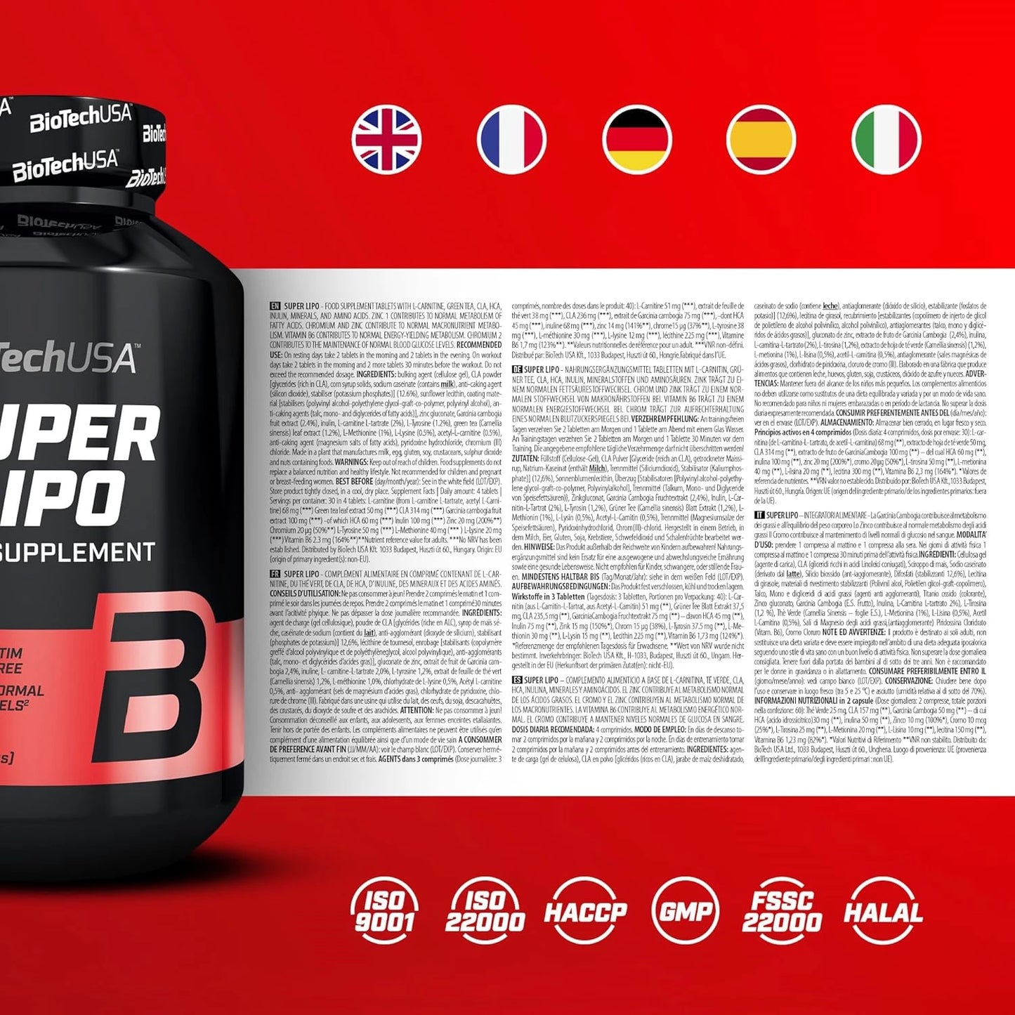 BioTech USA Super Lipo 120stk - trainings-booster.de