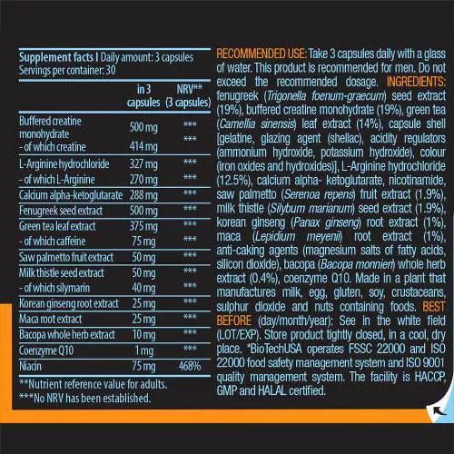 Brutal Anadrol Test - Booster 90 Kaps. - trainings-booster.de