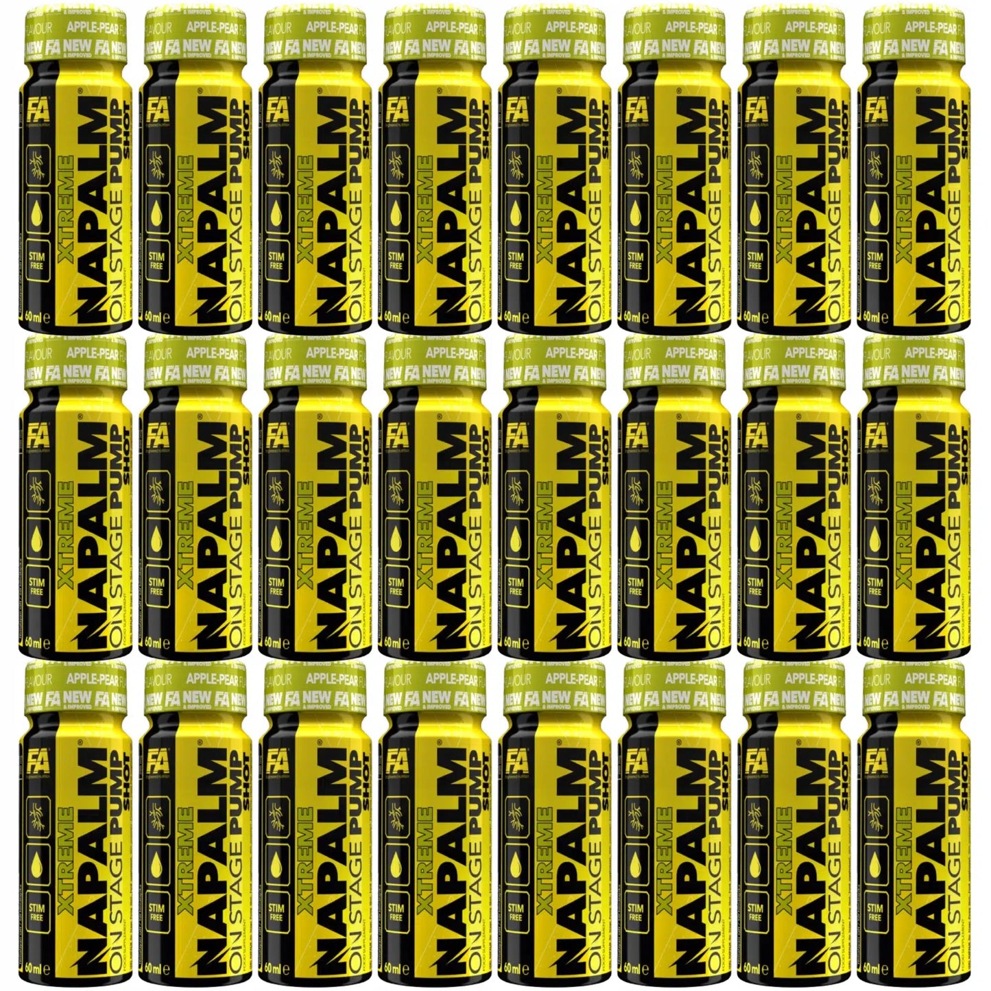 FA® NAPALM ON STAGE PUMP SHOTS 24x60ml - trainings-booster.de