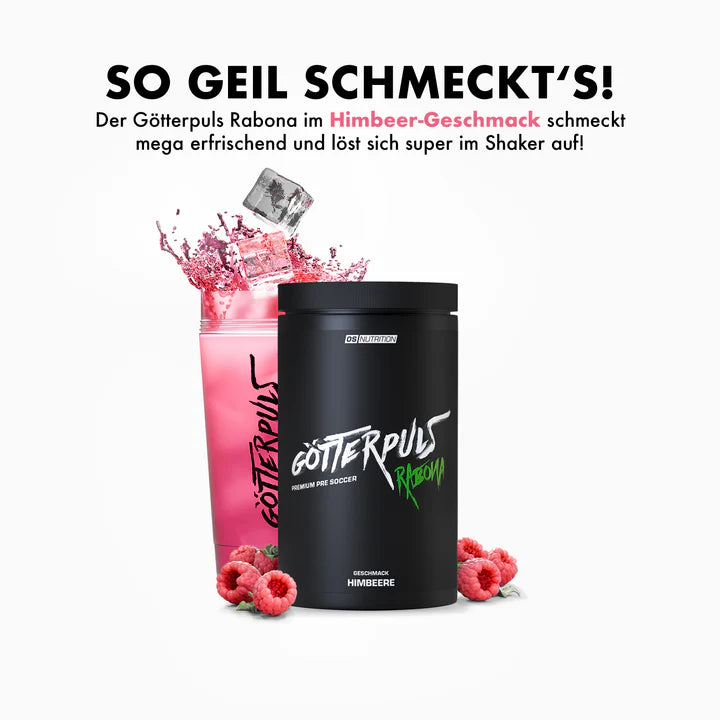 Götterpuls® Rabona - Premium Pre Soccer 600g / Fußballer Booster - trainings-booster.de