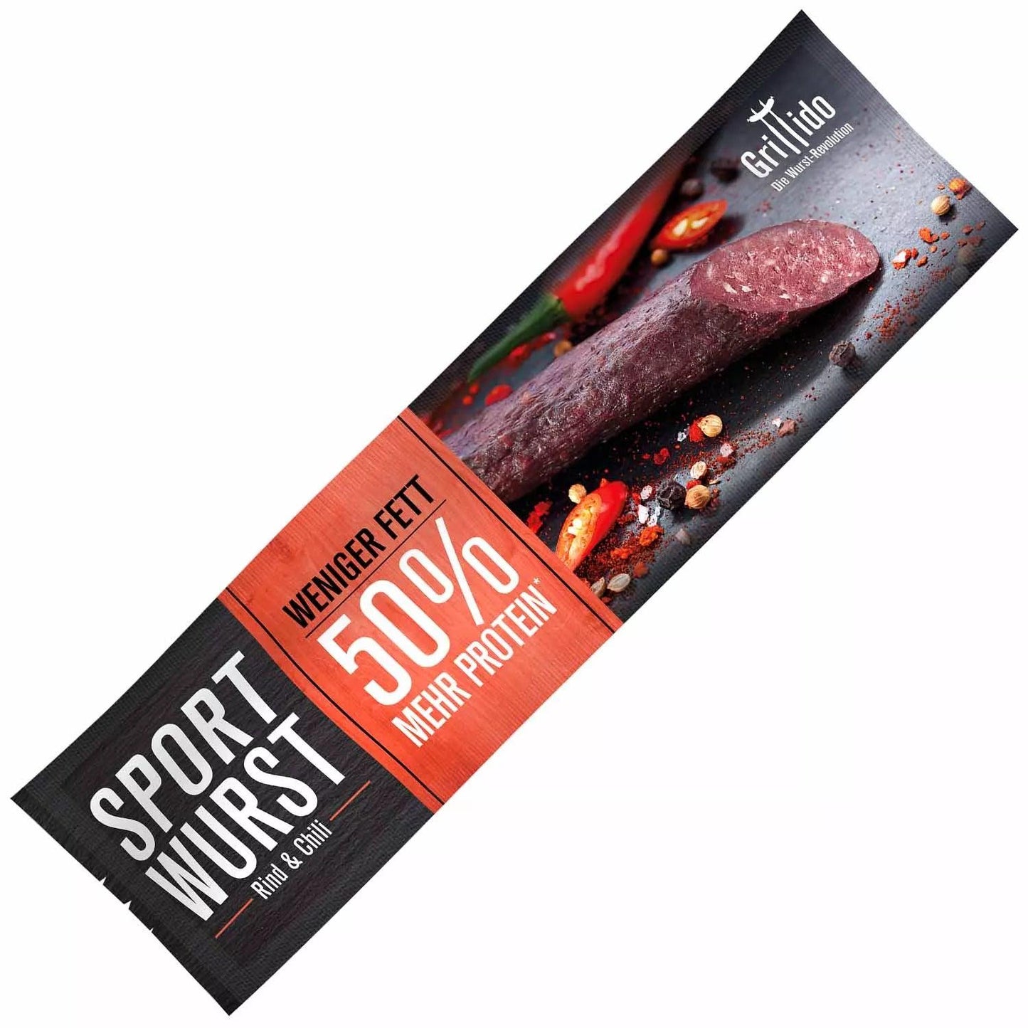 Grillido SPORTWURST 20g - trainings-booster.de
