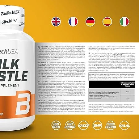 Milk Thistle Leberunterstützung 60 Kapseln - trainings-booster.de