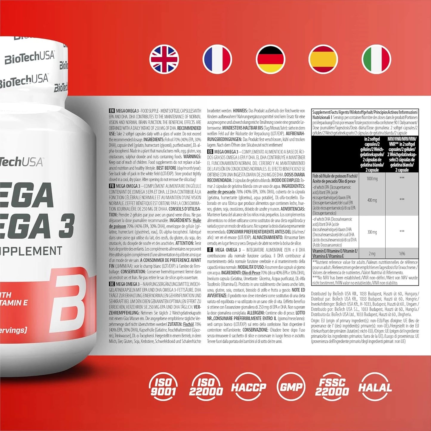 Omega 3 90x500mg
