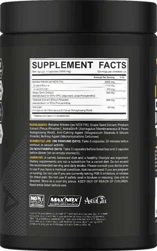 Vaso Grow Pump Booster 125Caps - trainings-booster.de