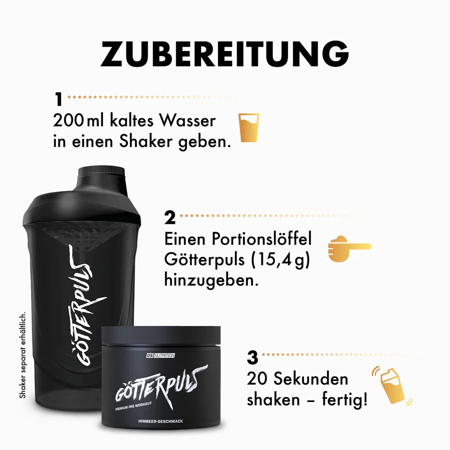 OS Nutrition Götterpuls Pre Workout Booster 308g
