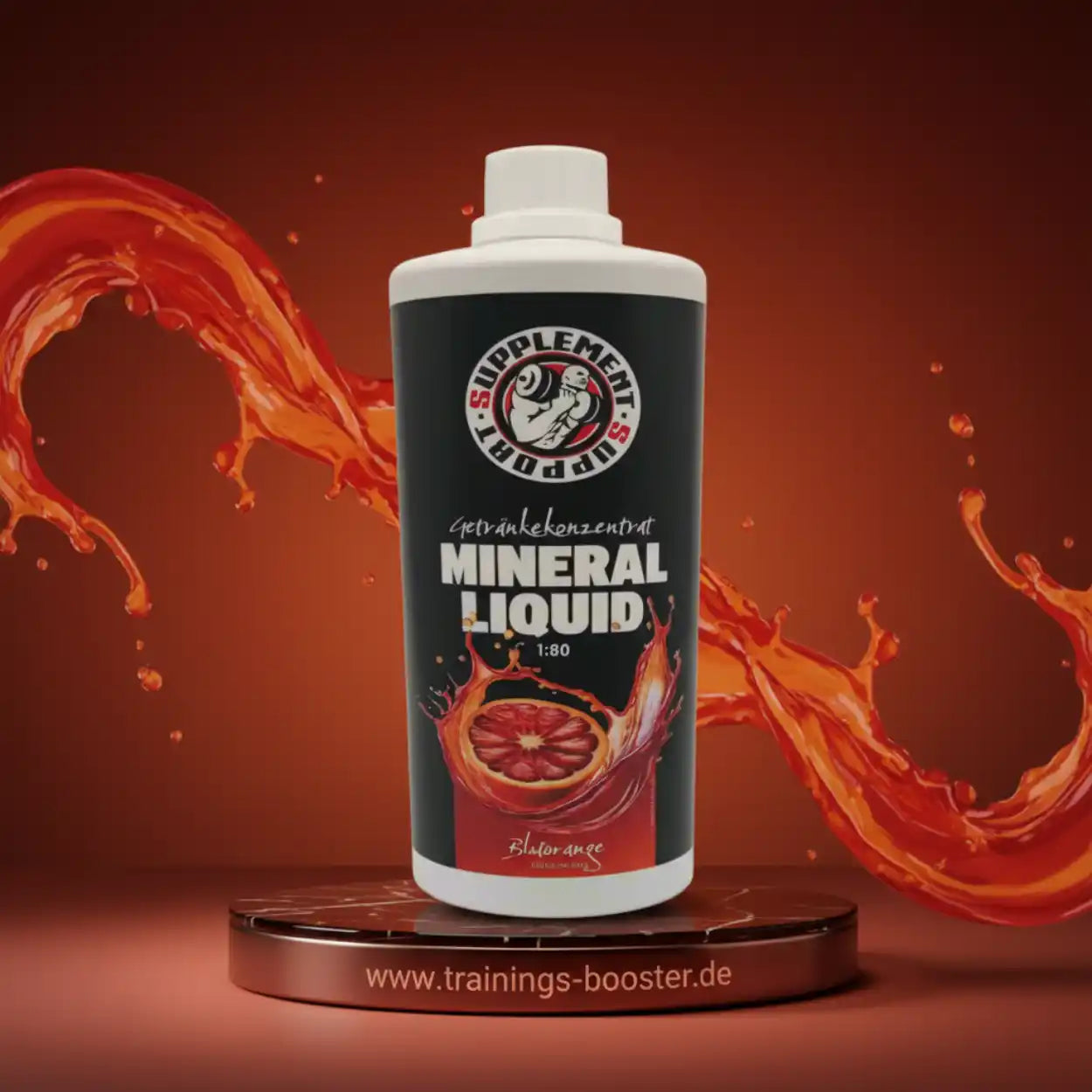 1000ml Mineral Sirup 1:80 - trainings-booster.de