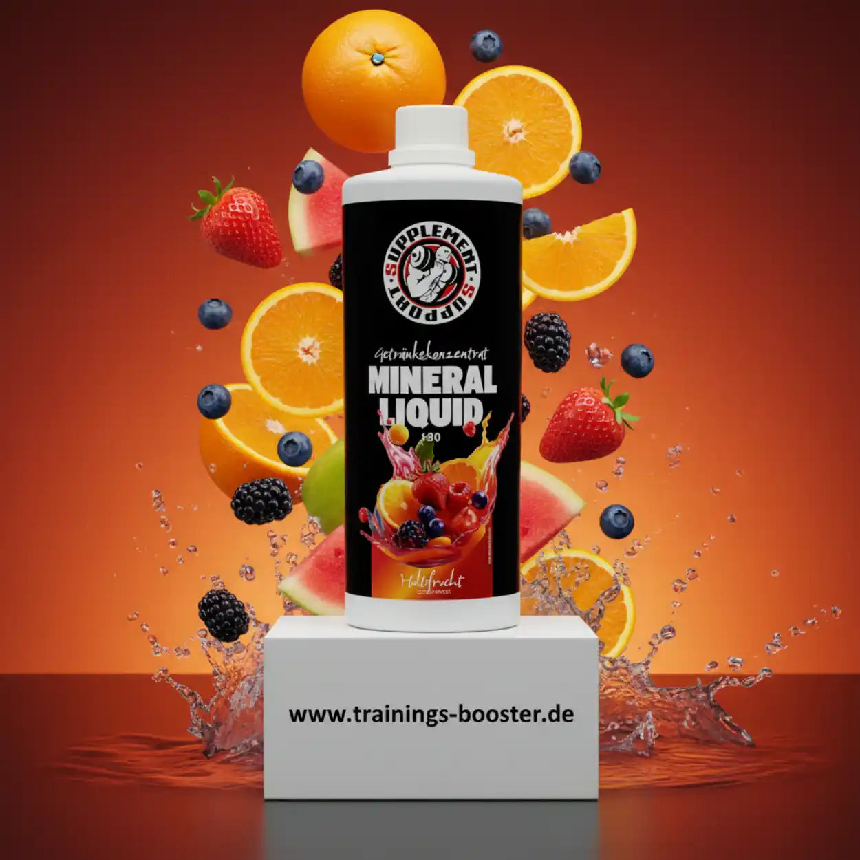 1000ml Mineral Sirup 1:80 - trainings-booster.de