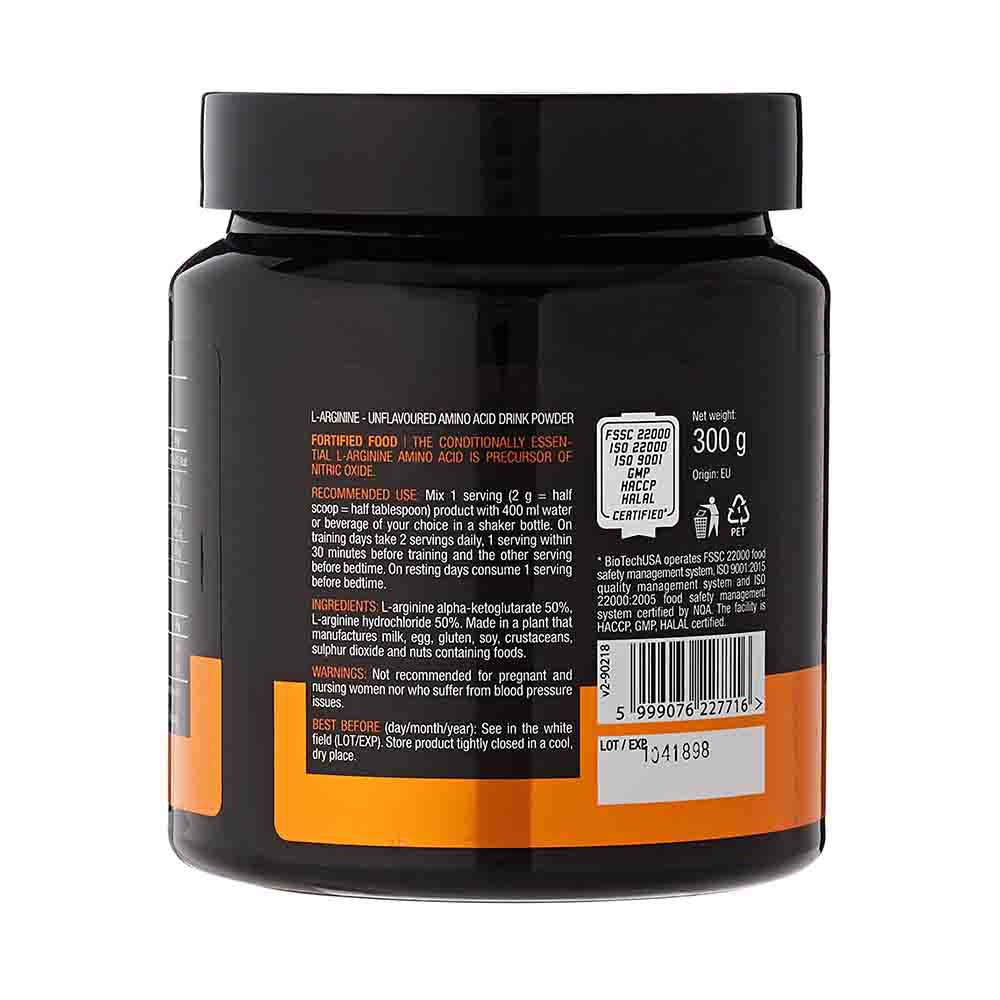 100% L-Arginine Pulver 300g - trainings-booster.de