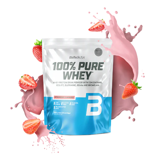 100% Pure Whey Protein Pulver 1000g - trainings-booster.de