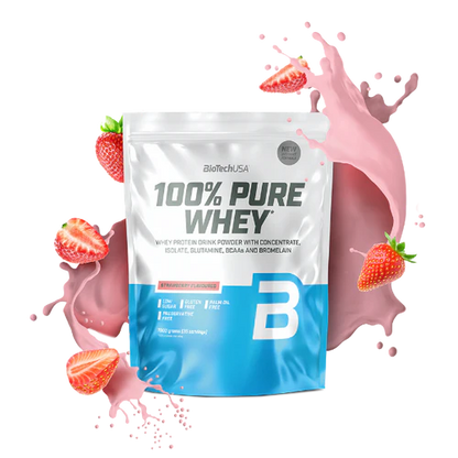 100% Pure Whey Protein Pulver 1000g - trainings-booster.de
