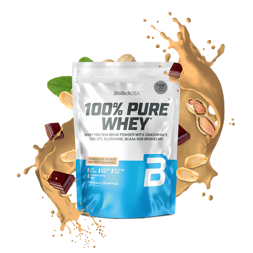 100% Pure Whey Protein Pulver 454g - trainings-booster.de