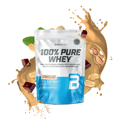 100% Pure Whey Protein Pulver 454g - trainings-booster.de
