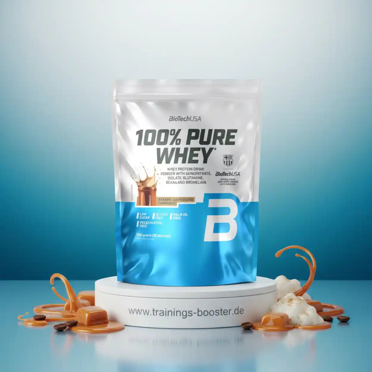 100% Pure Whey Protein von BioTechUSA, ideal für Sportler und Fitness-Enthusiasten