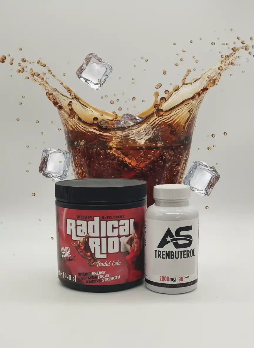 Radical Riot V3 Hardcore Version Pre Workout 340g + Trenbuterol