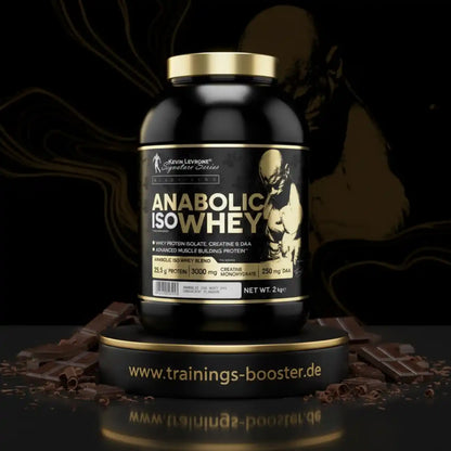 Anabolic Iso Whey Protein von Kevin Levrone mit Kreatin und DAA für Muskelaufbau