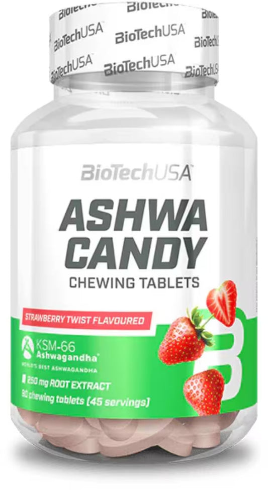 BioTech USA Ashwa Candy – 90 Kautabletten