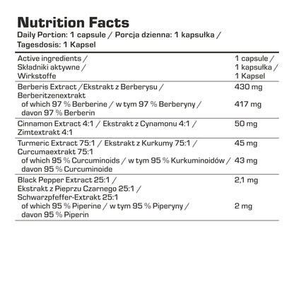 7NUTRITION Berberine HCL 100 Kapseln - trainings-booster.de