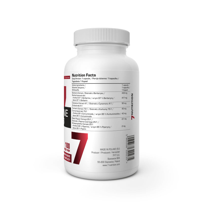7NUTRITION Berberine HCL 100 Kapseln - trainings-booster.de