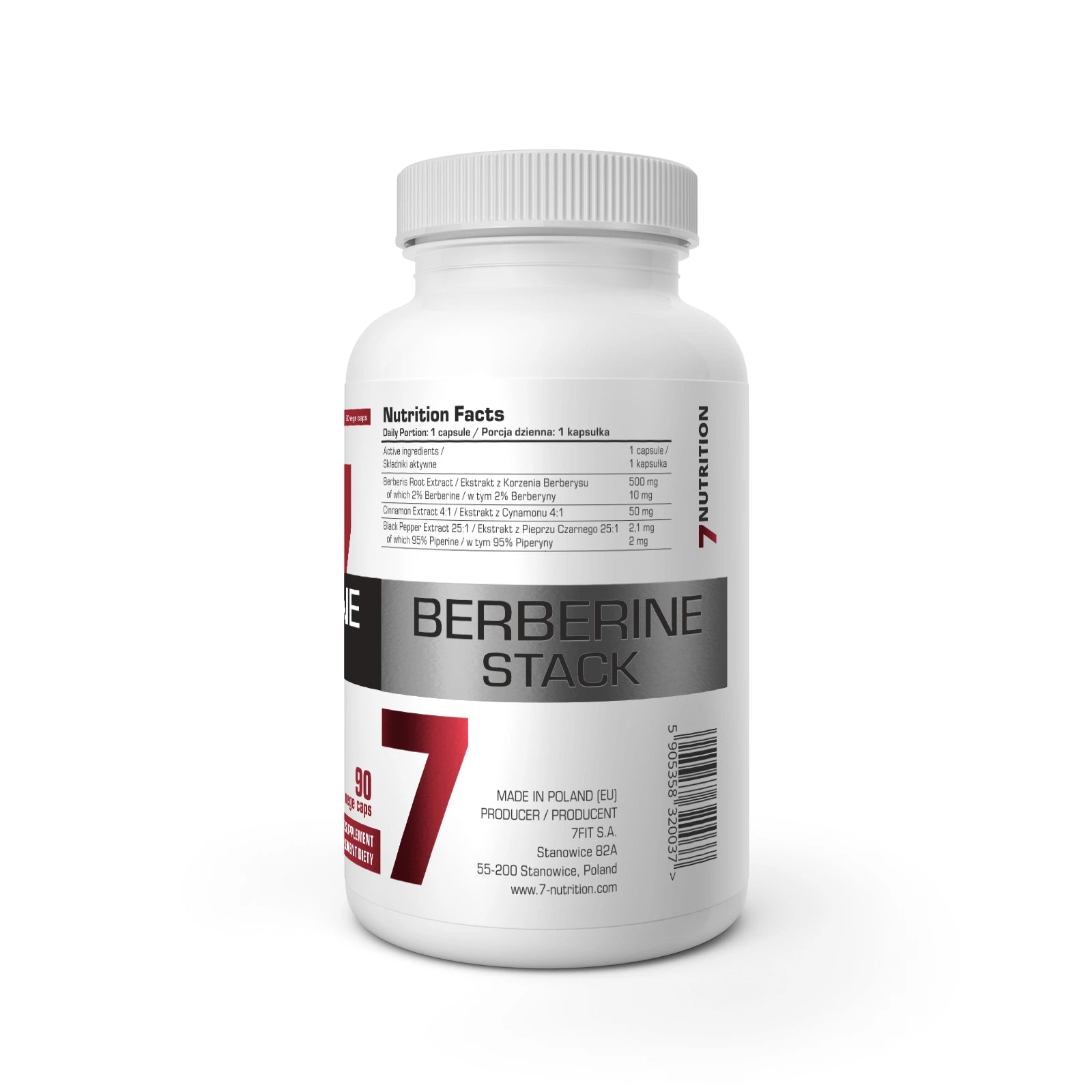 7NUTRITION Berberine Stack 90 Kapseln - trainings-booster.de