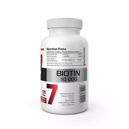 7Nutrition Biotin 10.000 120Tab. - trainings-booster.de