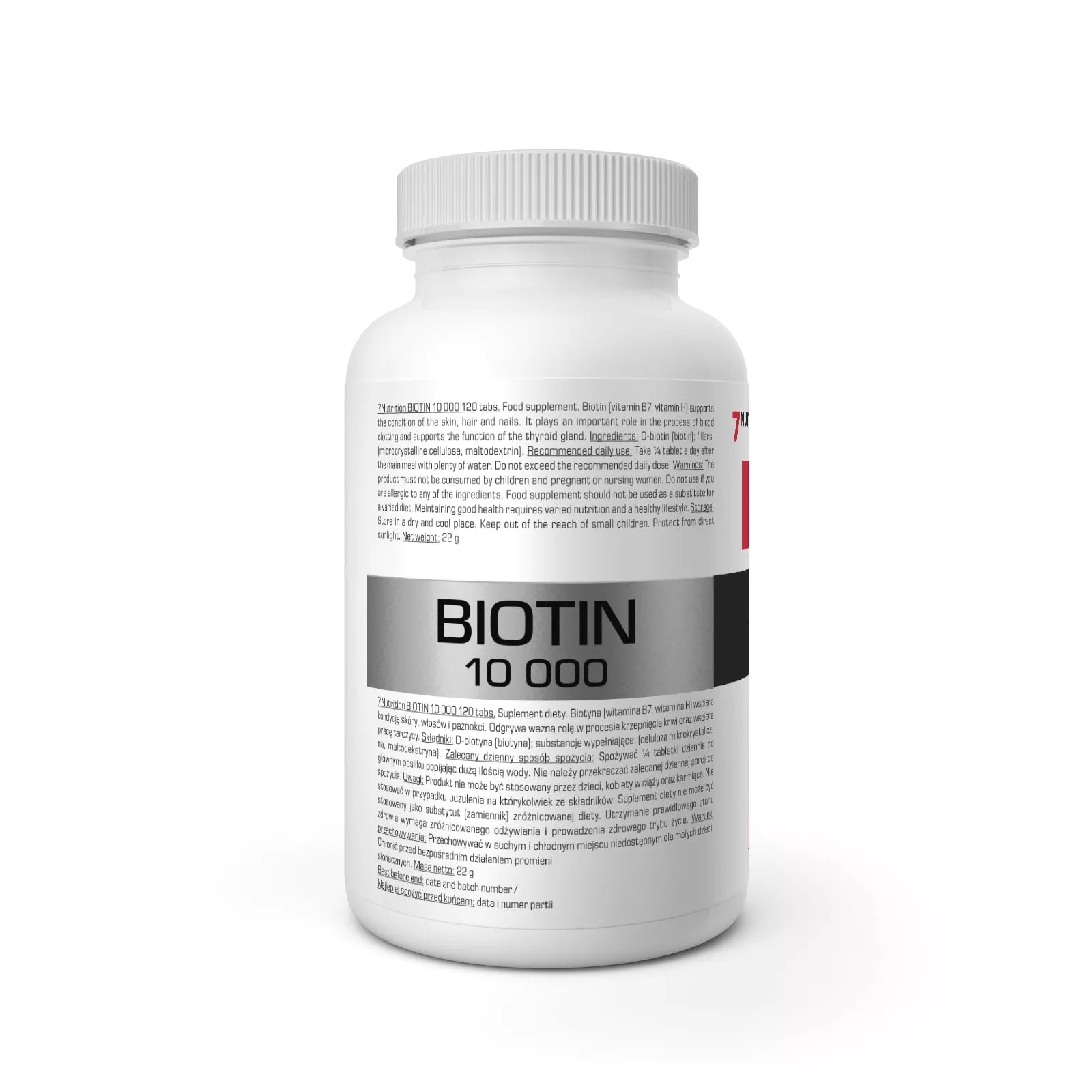 7Nutrition Biotin 10.000 120Tab. - trainings-booster.de