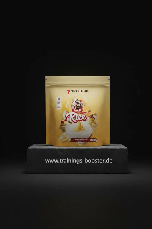 7 Nutrition Choco Cream of Rice, 1000g Zabaglione Geschmack, Sportnahrung und Booster