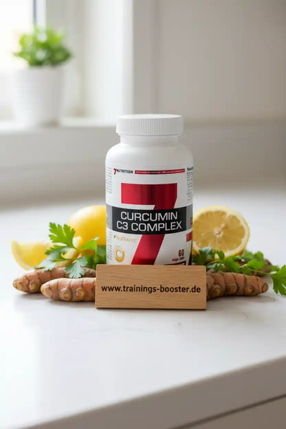 Curcumin C3 Complex Nahrungsergänzungsmittel mit Zitronen und Ingwer für Sportler