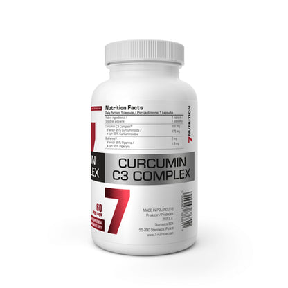 7Nutrition Curcumin C3 Complex 60 Kaps. - trainings-booster.de