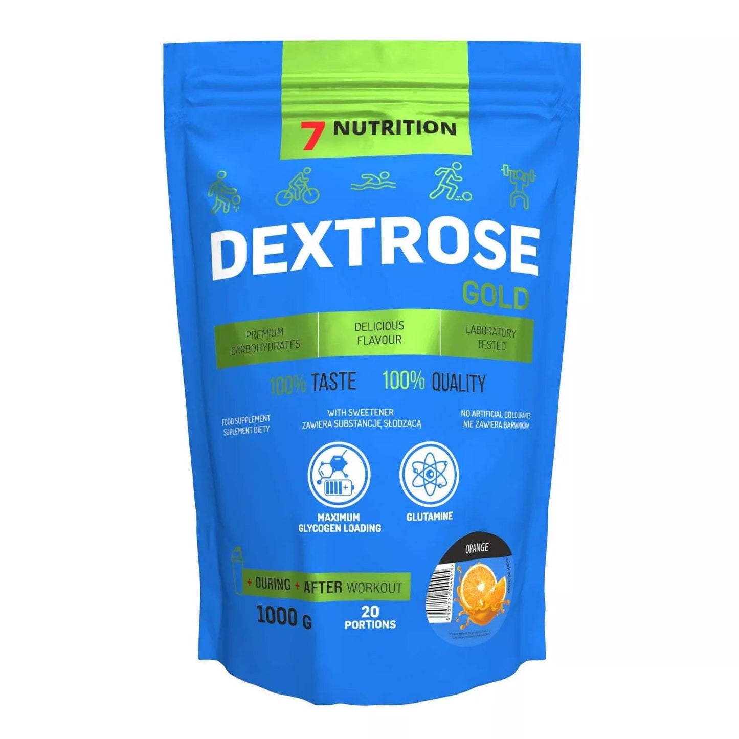 7NUTRITION DEXTROSE GOLD 1000G - trainings-booster.de