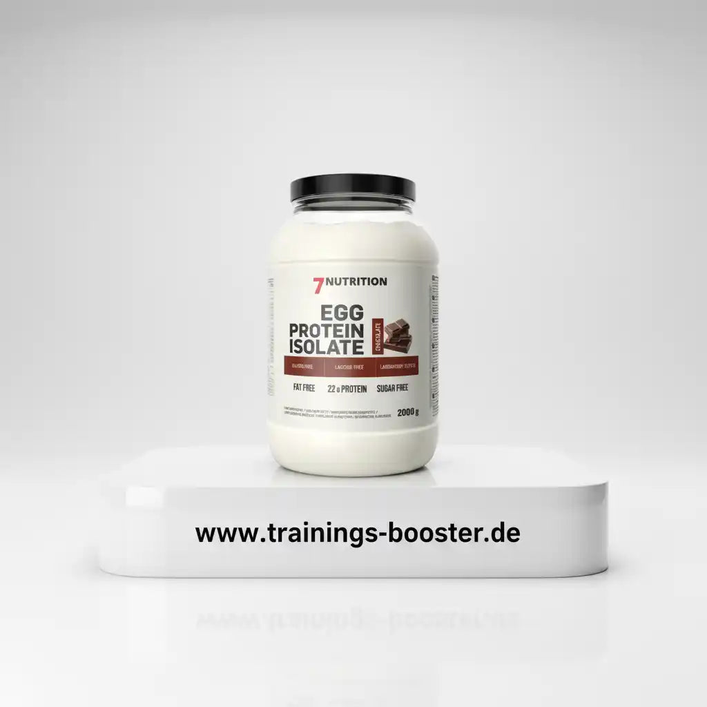 7Nutrition Eiweißpulver Schokolade, fettfrei, zuckerfrei, 22g Protein pro Portion