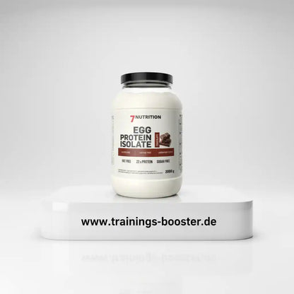 7Nutrition Eiweißpulver Schokolade, fettfrei, zuckerfrei, 22g Protein pro Portion