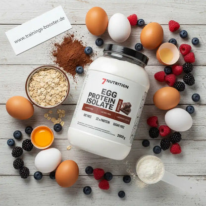 Eiweißpulver Eiweißisolat mit Beeren, Eiern und Hafer – ideal für Sport & Fitness
