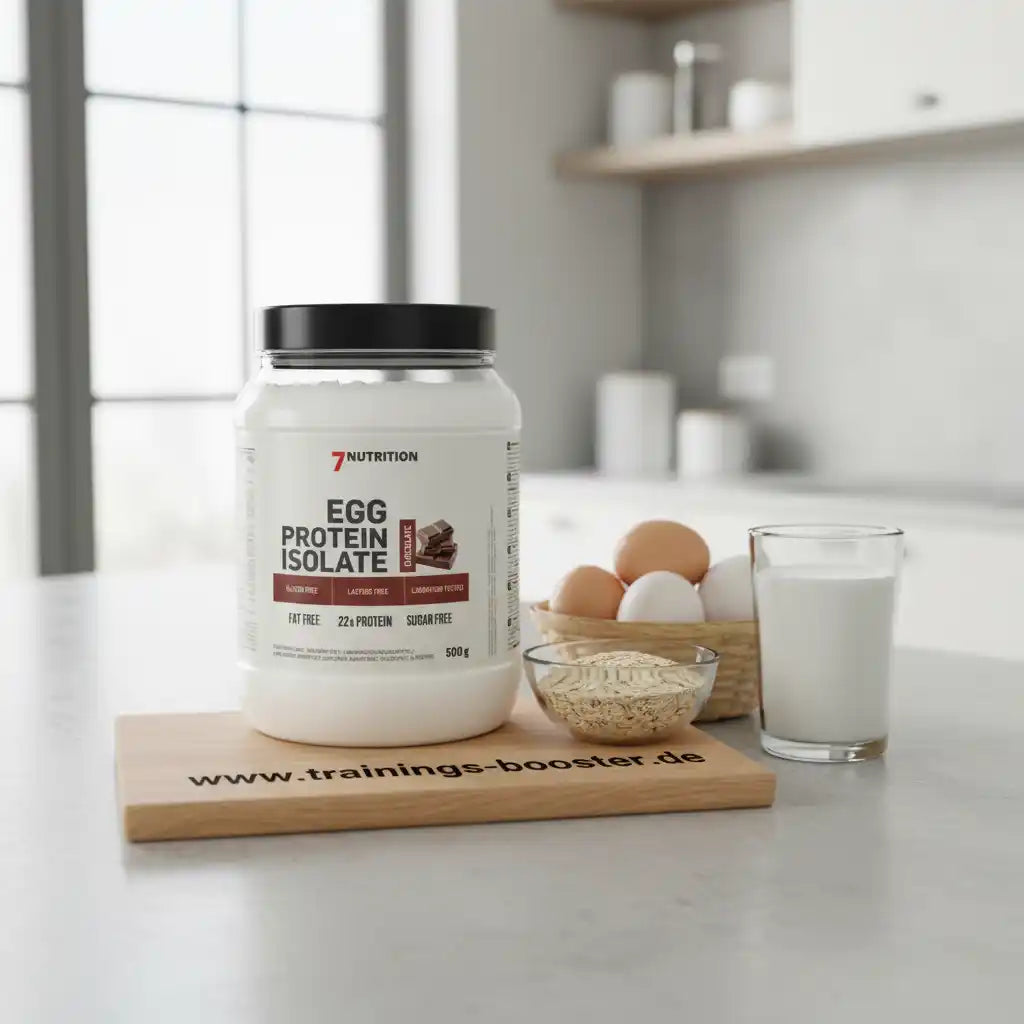 Eiweißpulver Eiweißisolat Schokolade, fettfrei, zuckerfrei, 22g Protein, ideal für Sport und Fitness