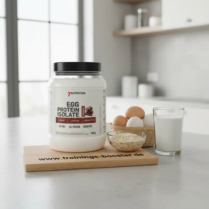Eiweißpulver Eiweißisolat Schokolade, fettfrei, zuckerfrei, 22g Protein, ideal für Sport und Fitness