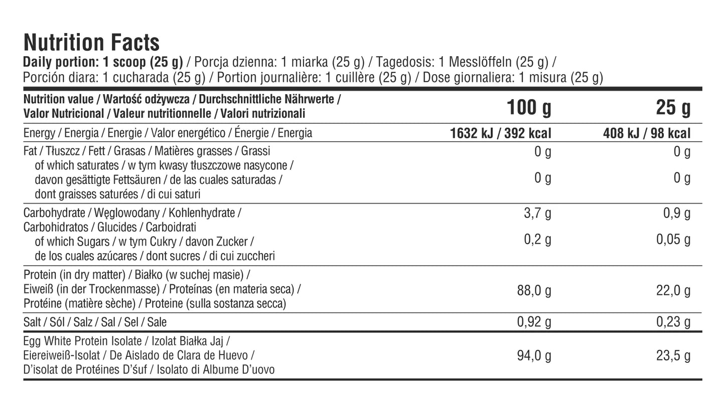 7Nutrition Egg Protein Isolate 500g - trainings-booster.de