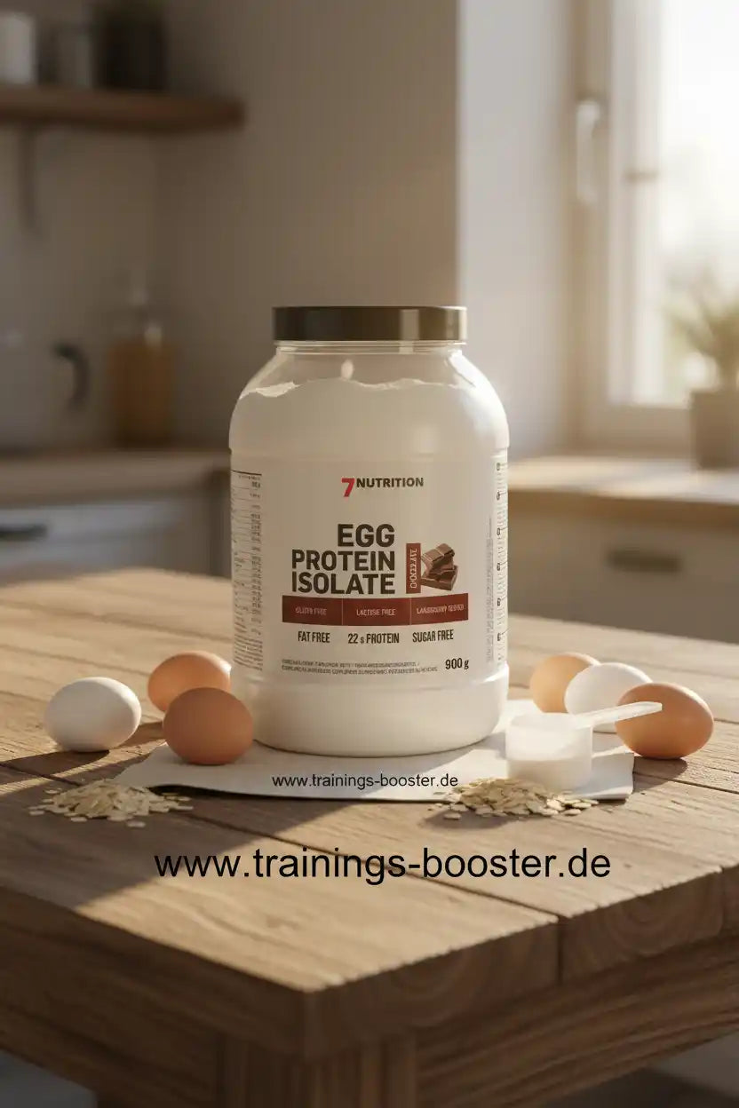 Eiweißpulver Eiweiß Isolat von 7NUTRITION, fettfrei, zuckerfrei, 22g Protein, ideal für Sportler und Fitness