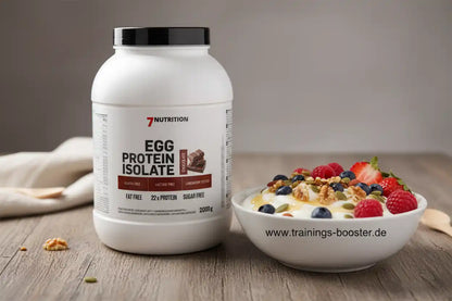 7Nutrition Eiweißpulver Schokolade mit Joghurt und Beeren – Protein Booster für Sportler