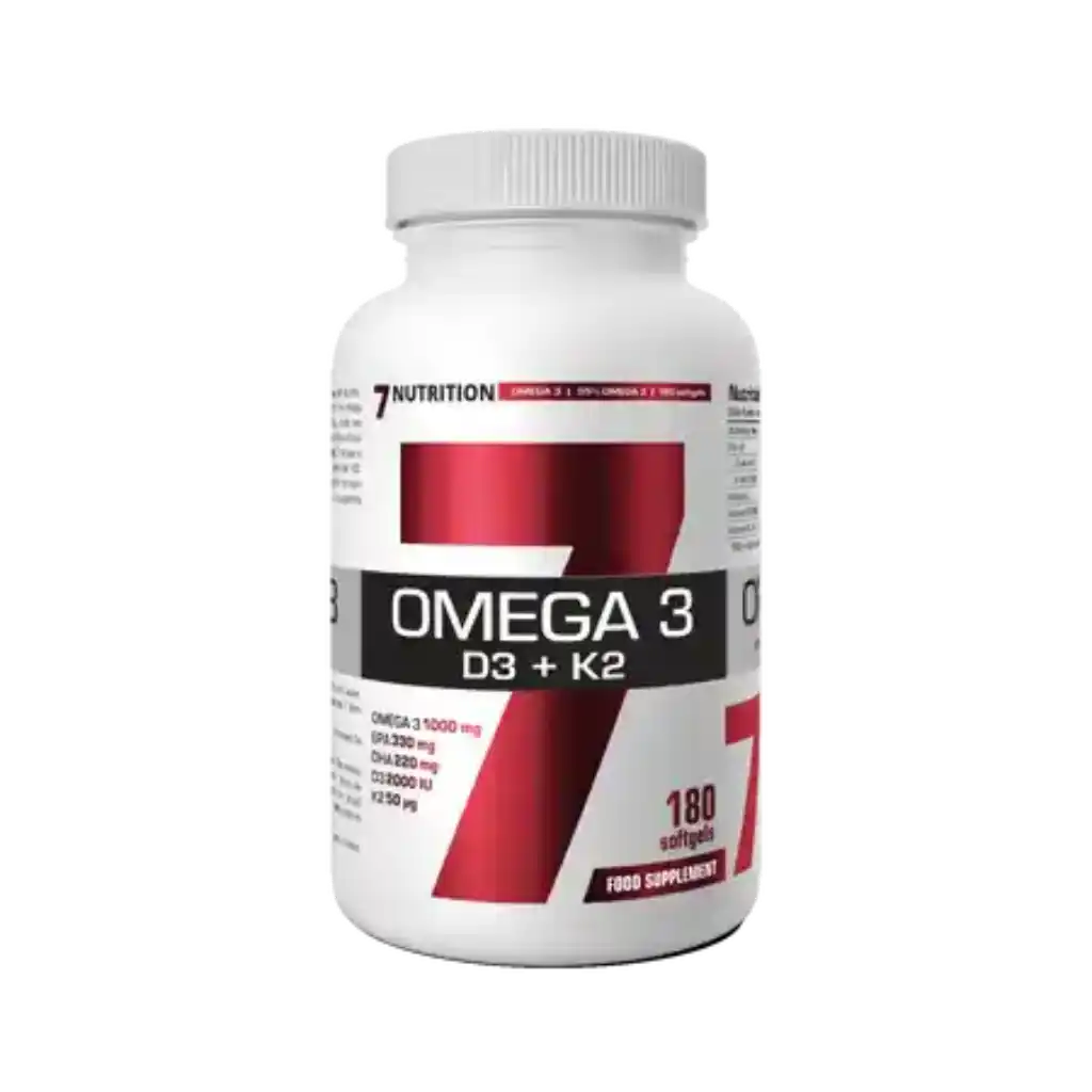 7Nutrition OMEGA 3 D3 + K2 180 softgels - trainings-booster.de