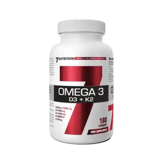 7Nutrition OMEGA 3 D3 + K2 180 softgels - trainings-booster.de