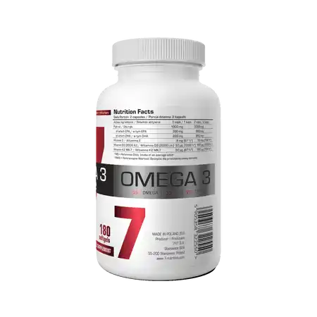 7Nutrition OMEGA 3 D3 + K2 180 softgels - trainings-booster.de